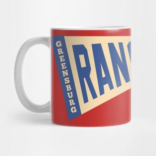 Greensburg Rangers - Blue Pennant Mug